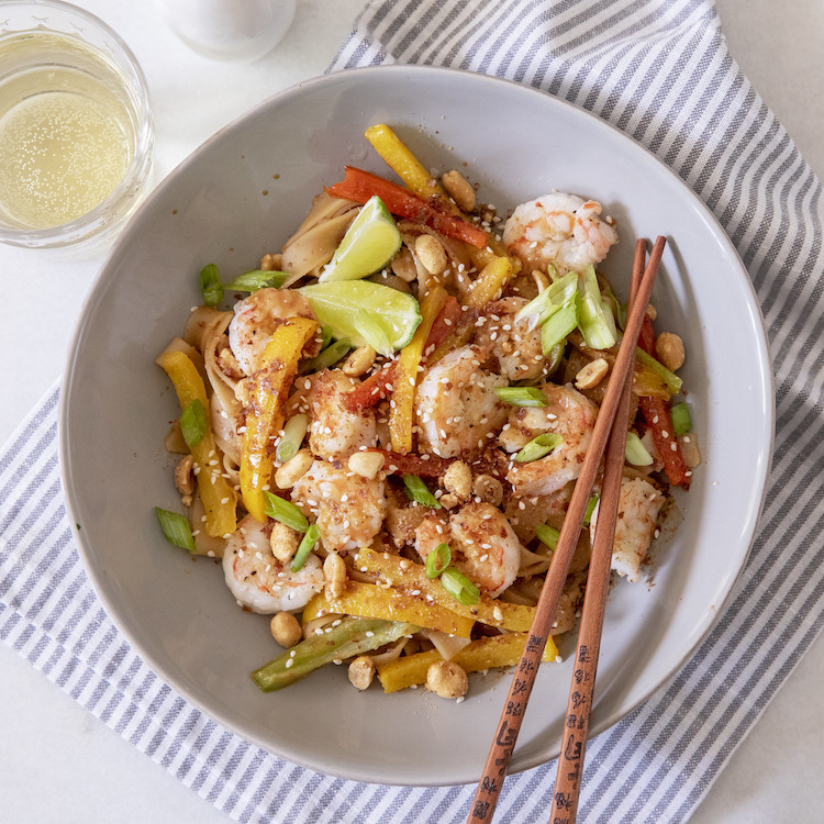 Picture of Sesame Shrimp   & Peanut Noodles 